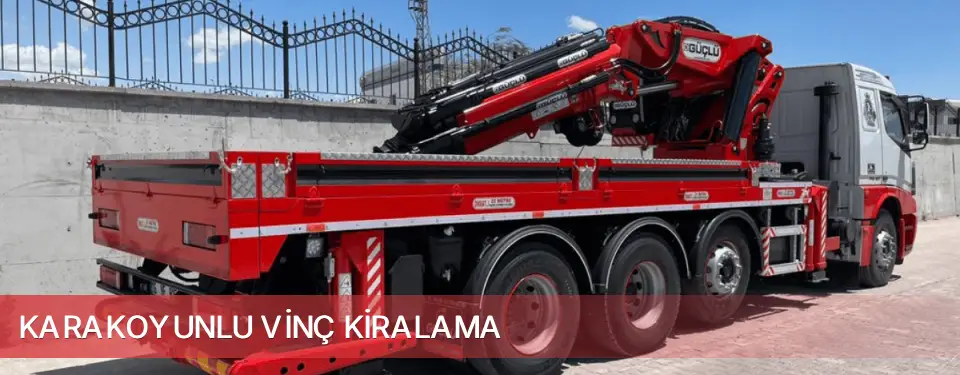 Karakoyunlu İlçemi Vinç Kiralama